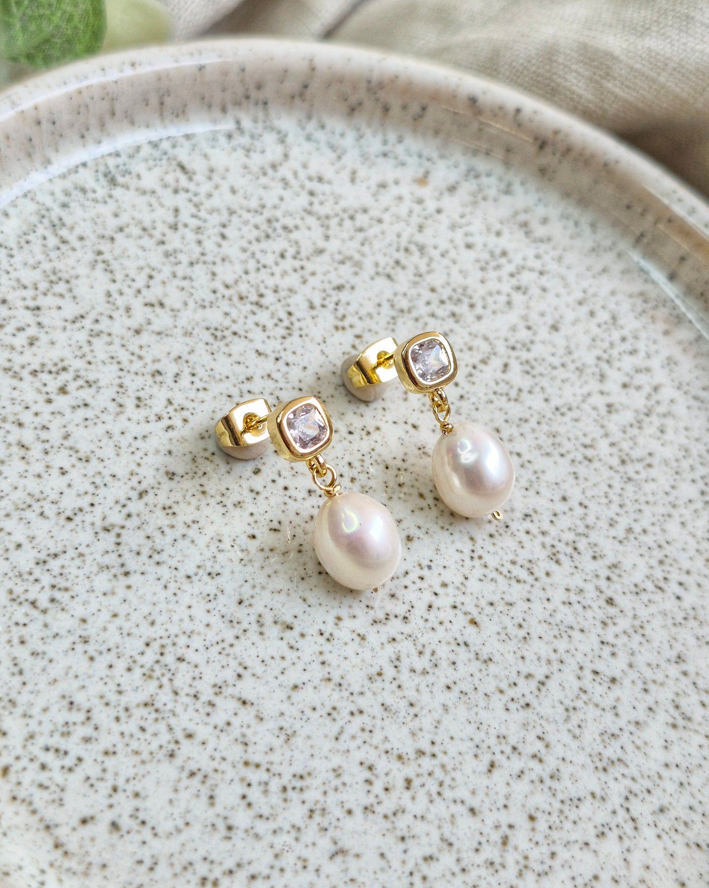 Nereid Pearl Drop Earrings