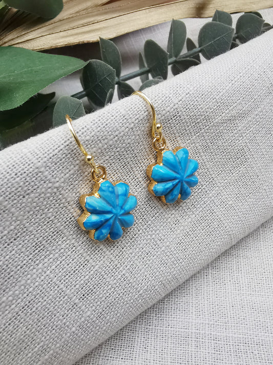 Edessa - Turquoise Drop Earrings