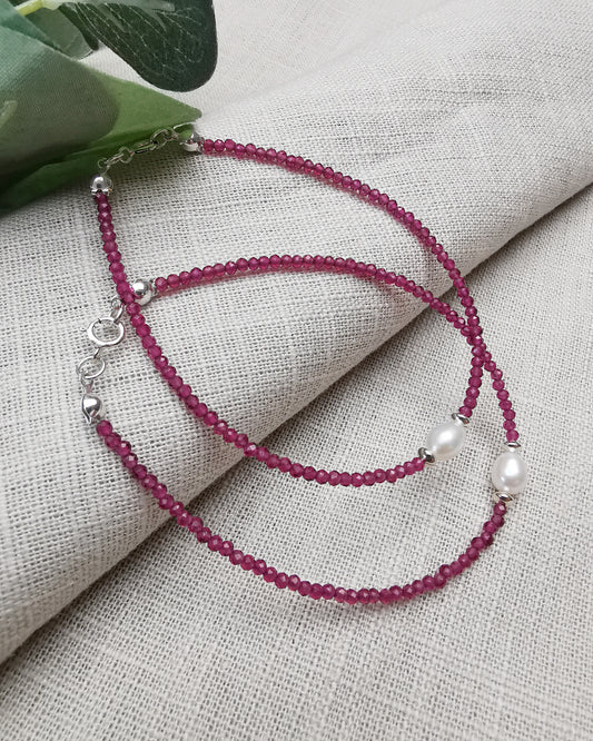 925 Sterling Silver Gemstone  Bracelet - Vinta Shop