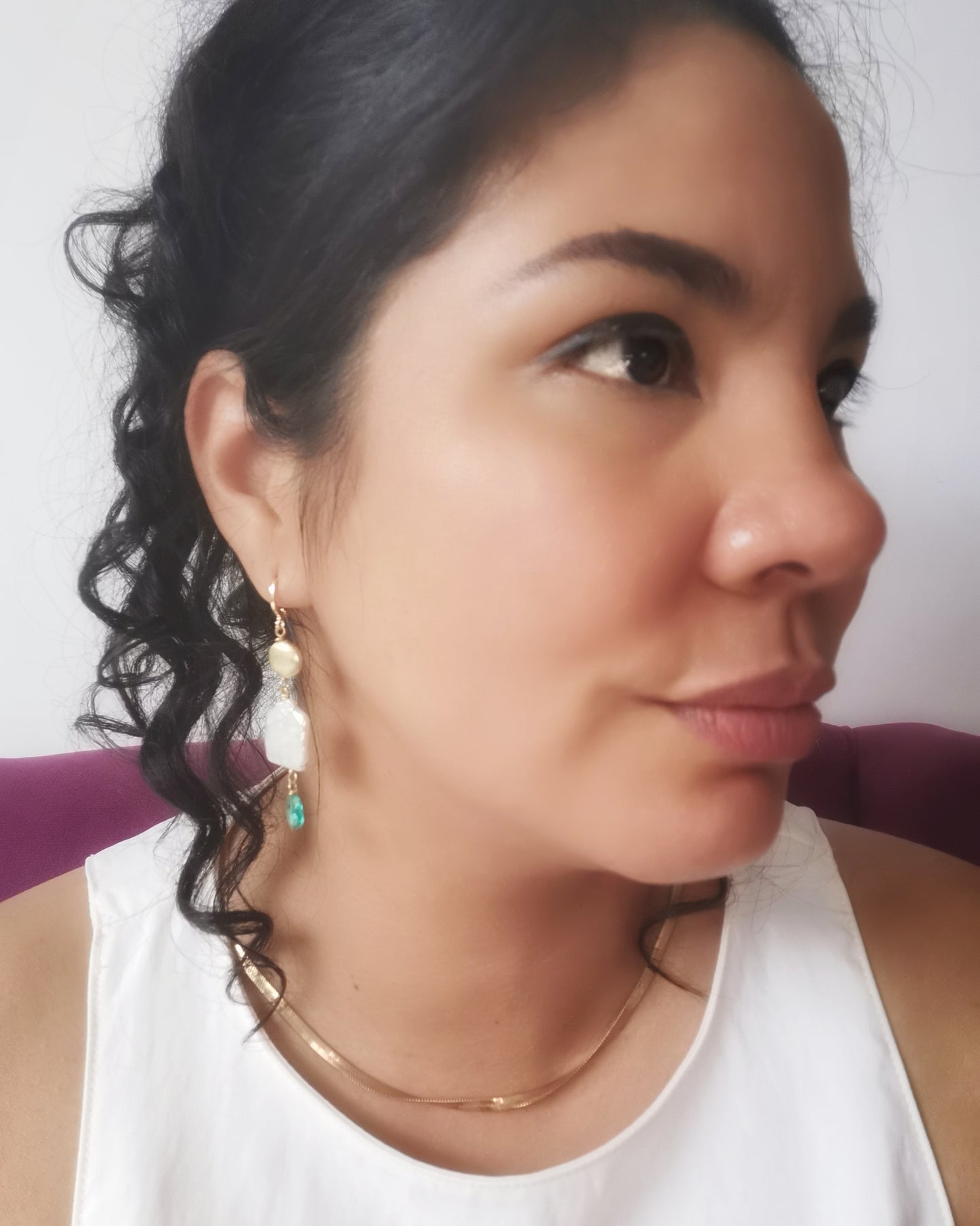 MARGOT - Freshwater Pearl Dangle Earrings. LIMITED EDITION