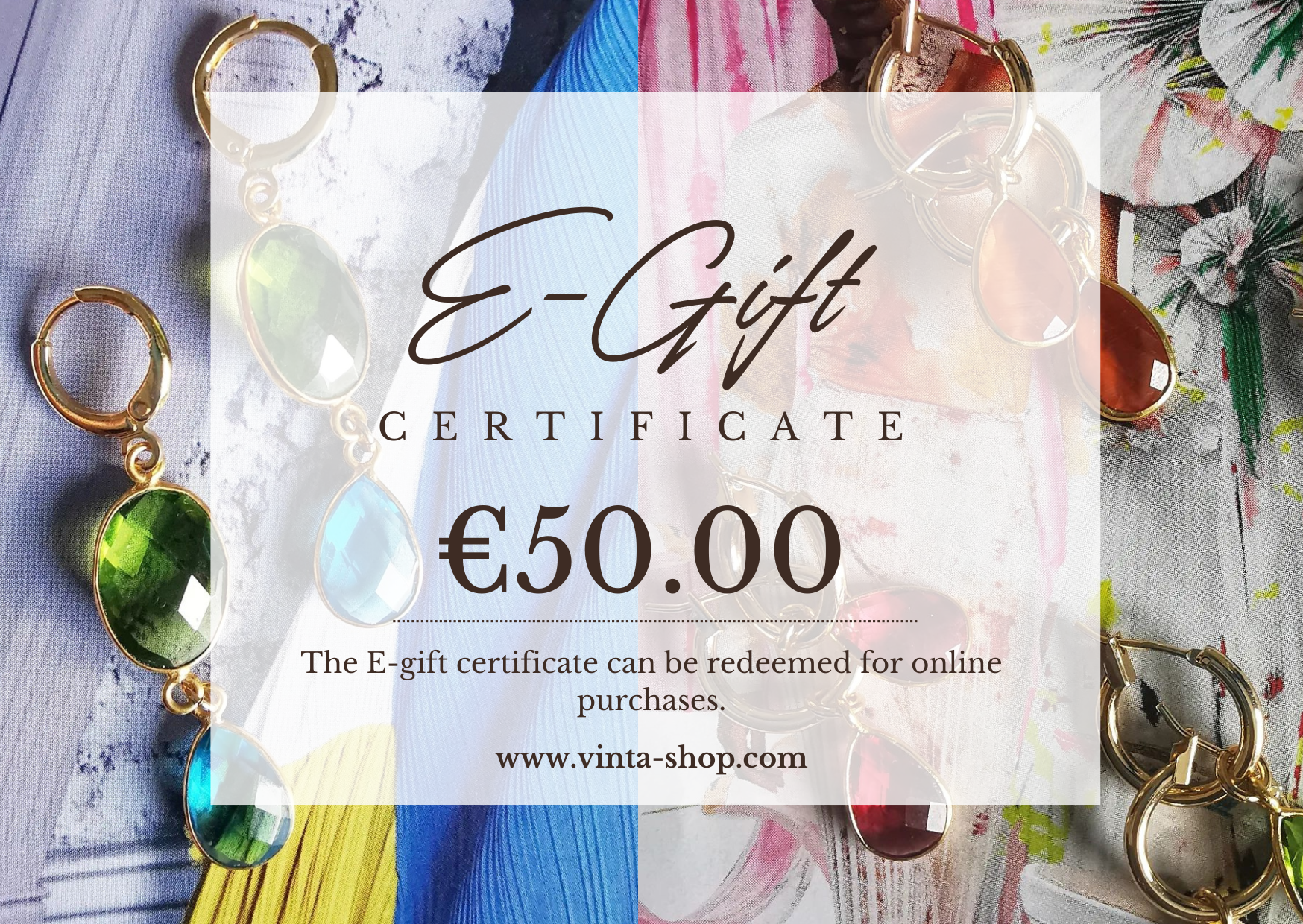 E-Gift Card - Vinta Shop