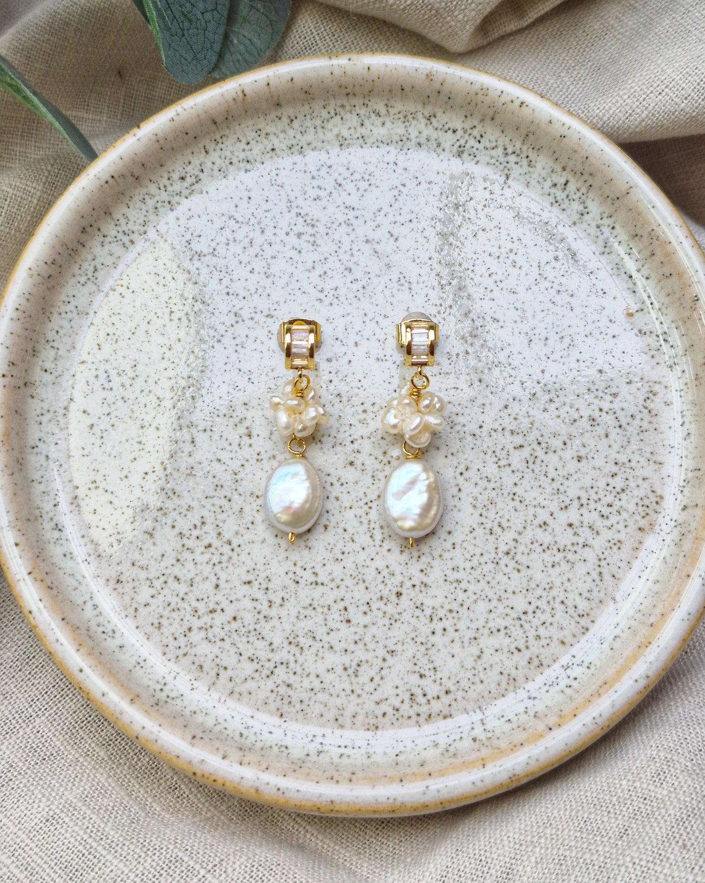 Siren Baroque Pearl Earrings