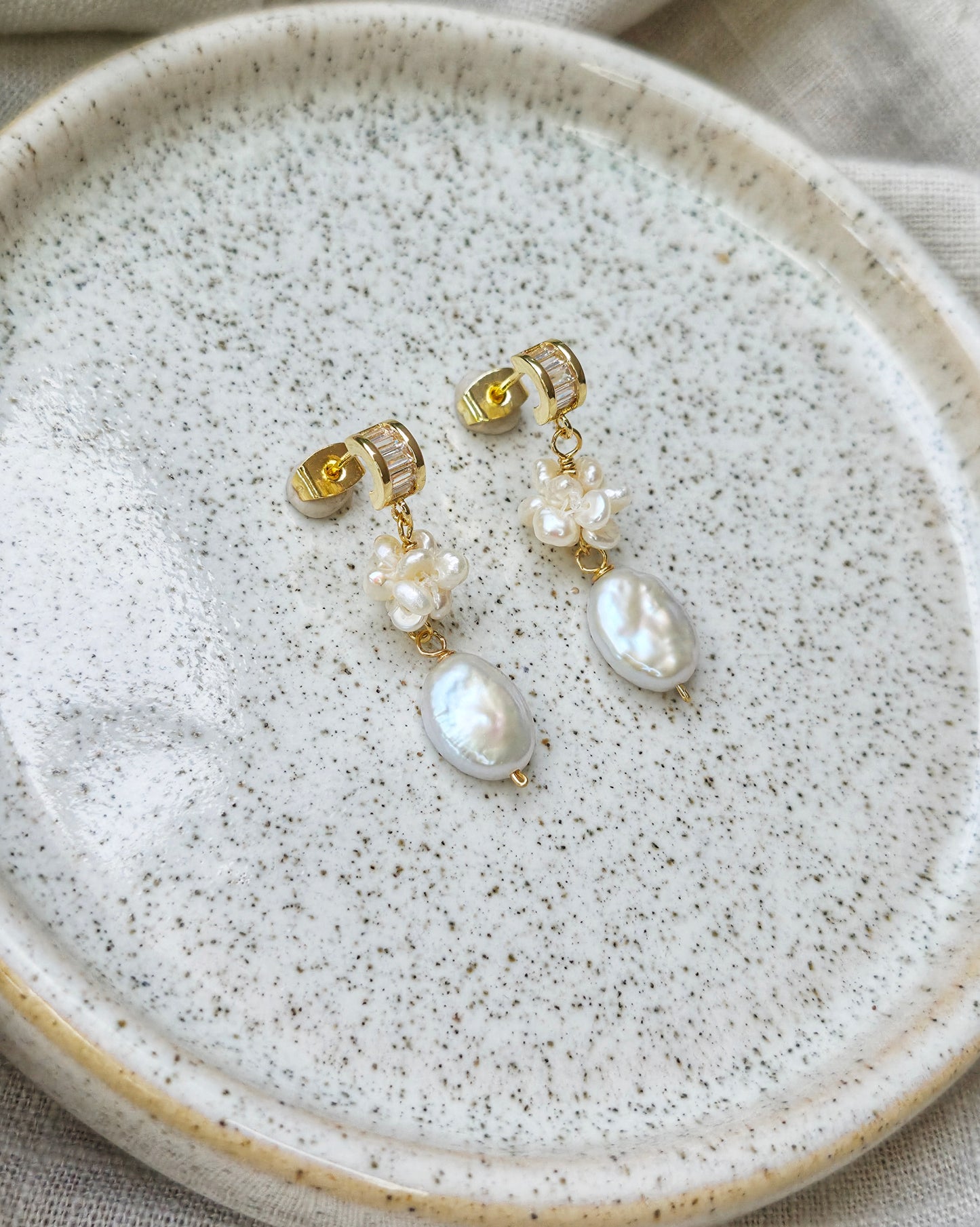 Siren Baroque Pearl Earrings