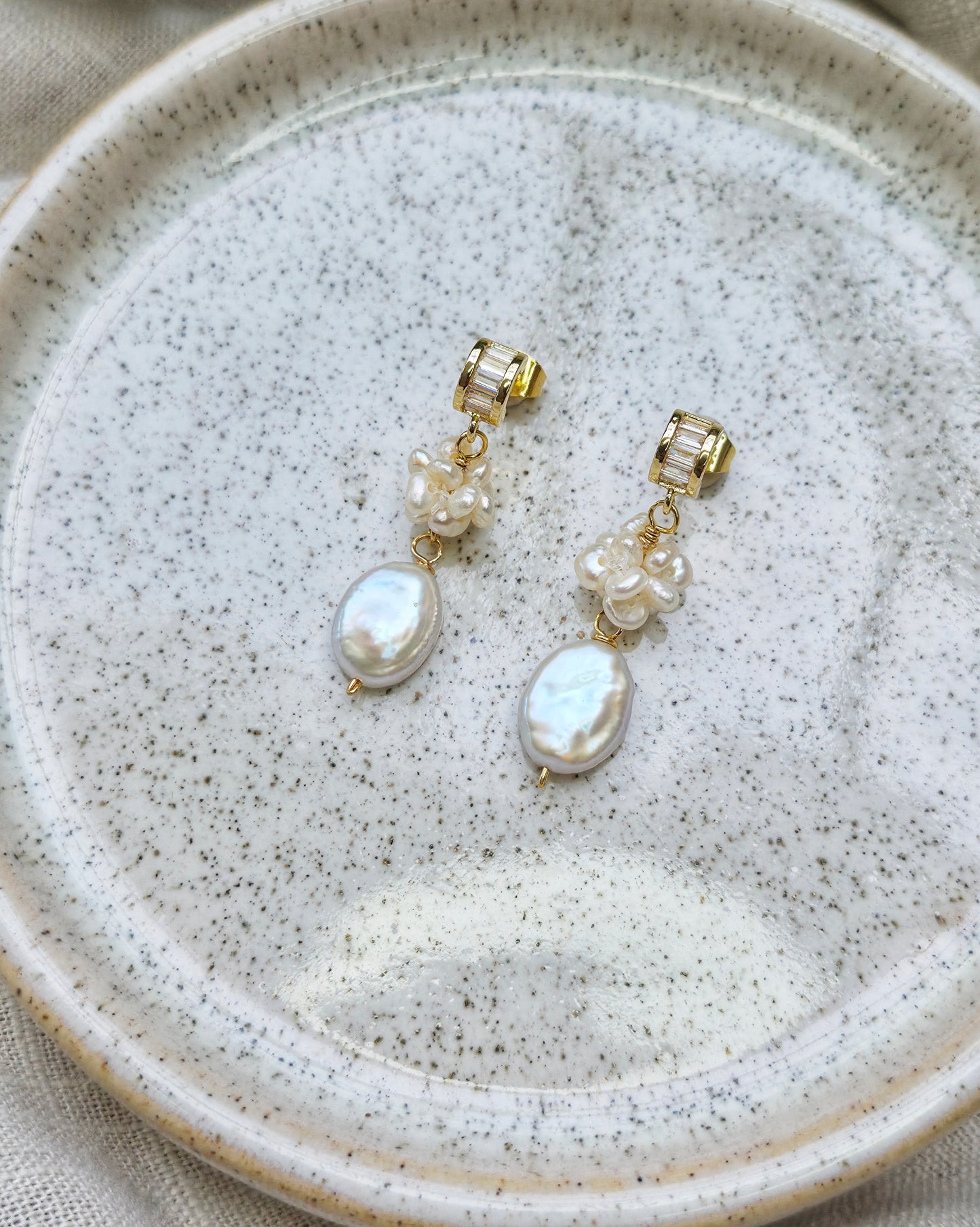 Siren Baroque Pearl Earrings