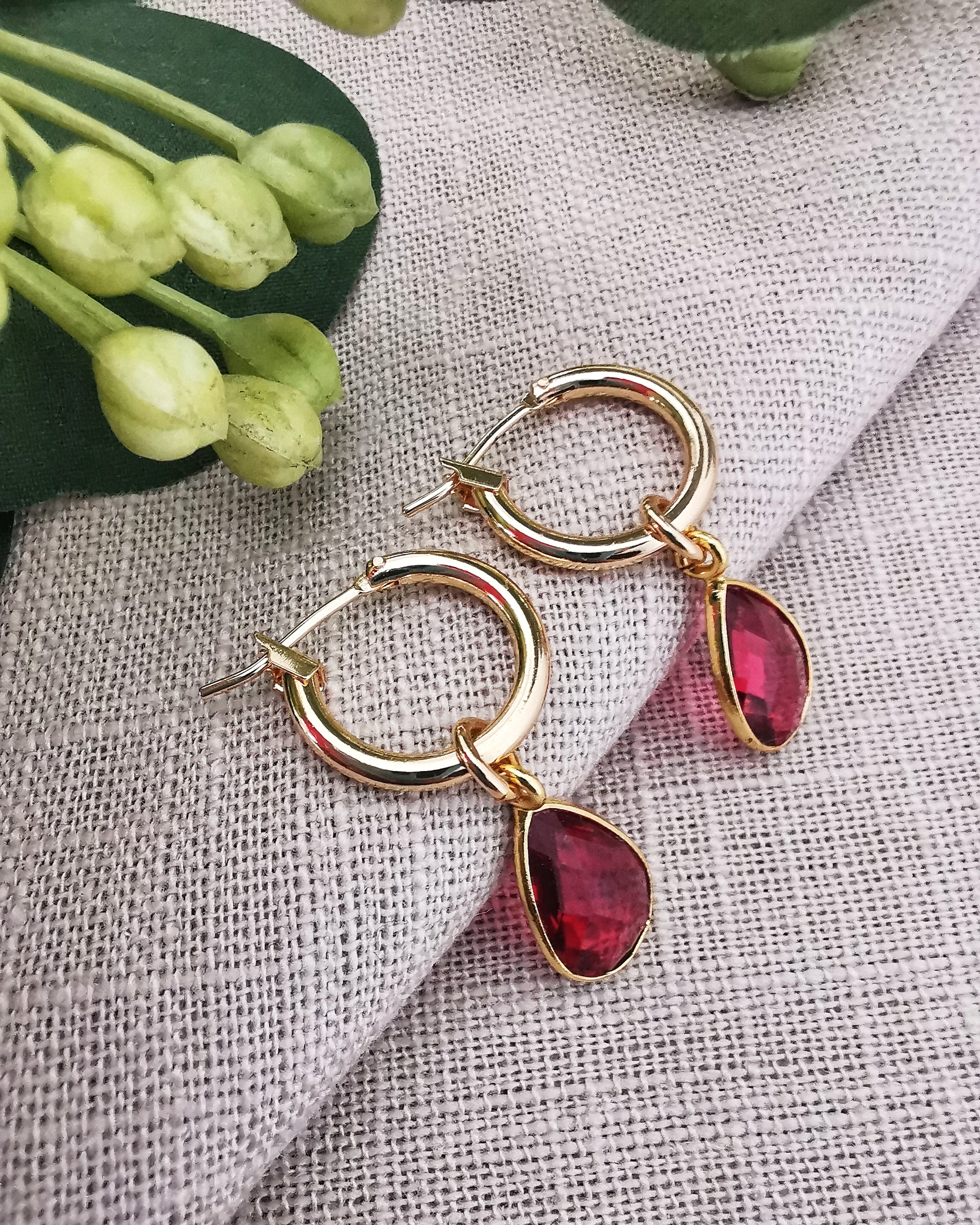 Garnet january deals birthstone earrings