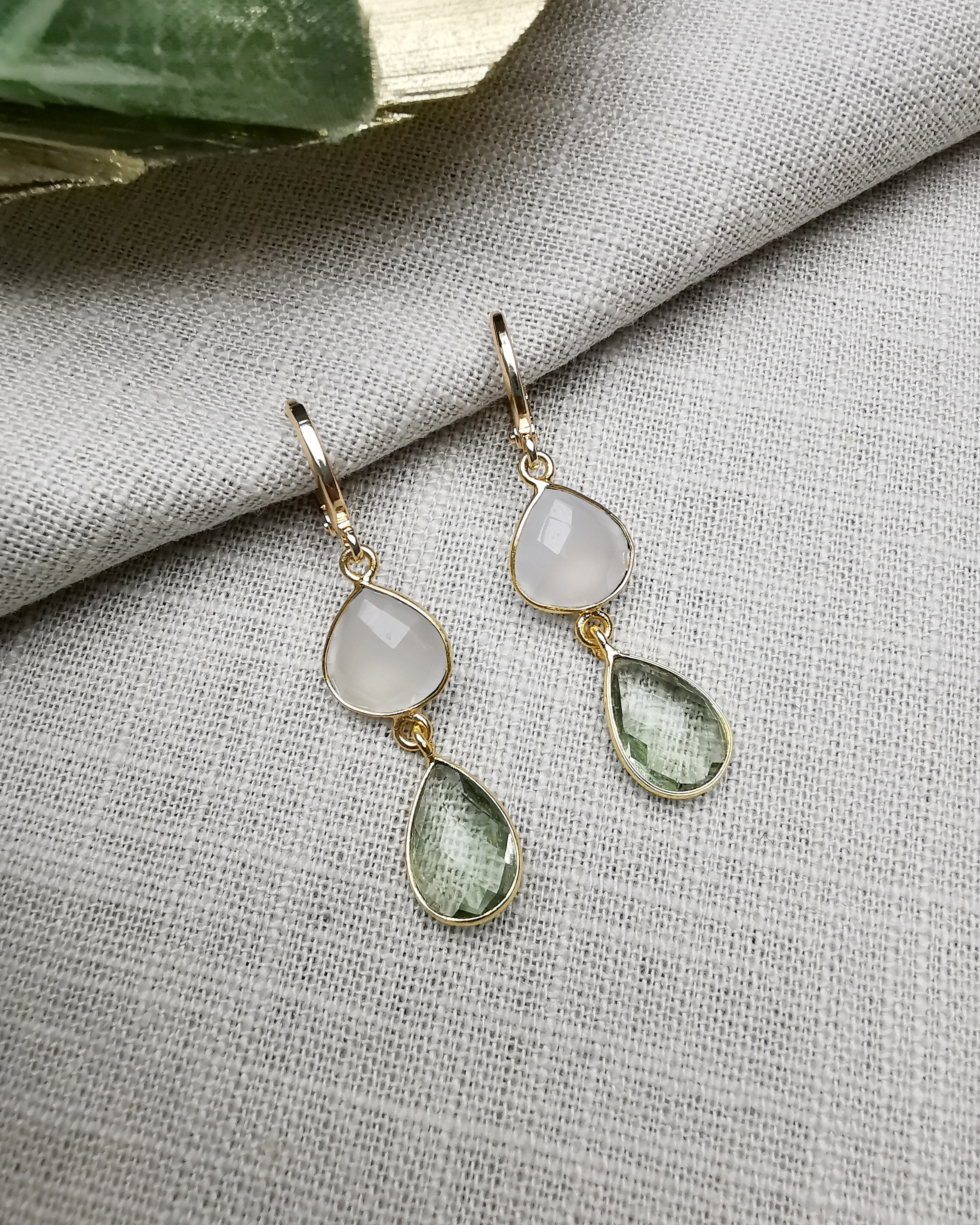 Semi precious sale gemstone earrings